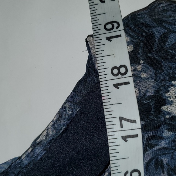 Joie Baltic Print Sleeveless Smocked Mini Dress Flowy Medium Party - Picture 6 of 7